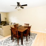 Small open dining room